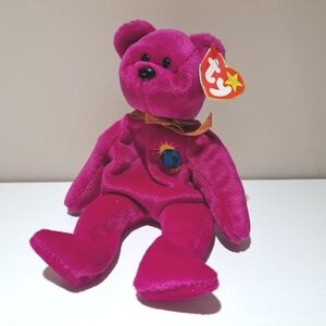 Ty vintage Millennium bear beanie baby
